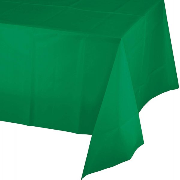 Green Plastic Table Covers